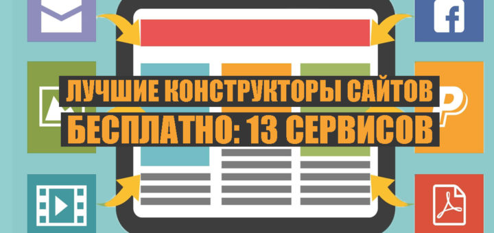 Лучшие конструкторы сайтов бесплатно