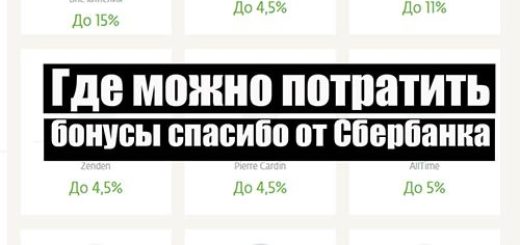 Где можно потратить бонусы спасибо от Сбербанка
