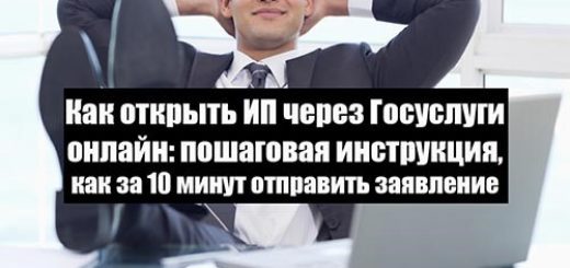 как открыть ип через госуслуги онлайн пошаговая инструкция